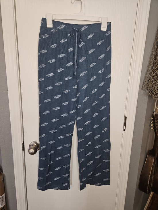 Lucky Brand Other - Lucky Brand Blue Knit Logo Lounge Pants